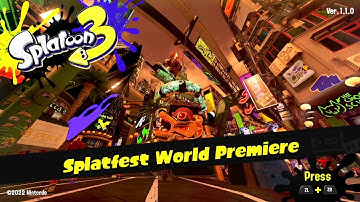 Splatoon 3 Tutorial, Plaza Exploring and choosing a splatfest team