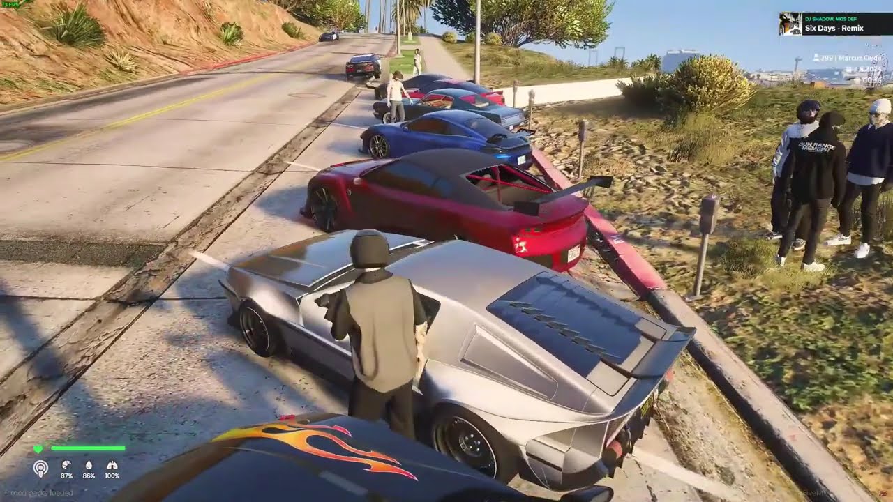 Flavorr - Marcus Sokak Yarışı Yapıyor ve Yakalanıyor Part-2 #venny  #fivem #roleplay