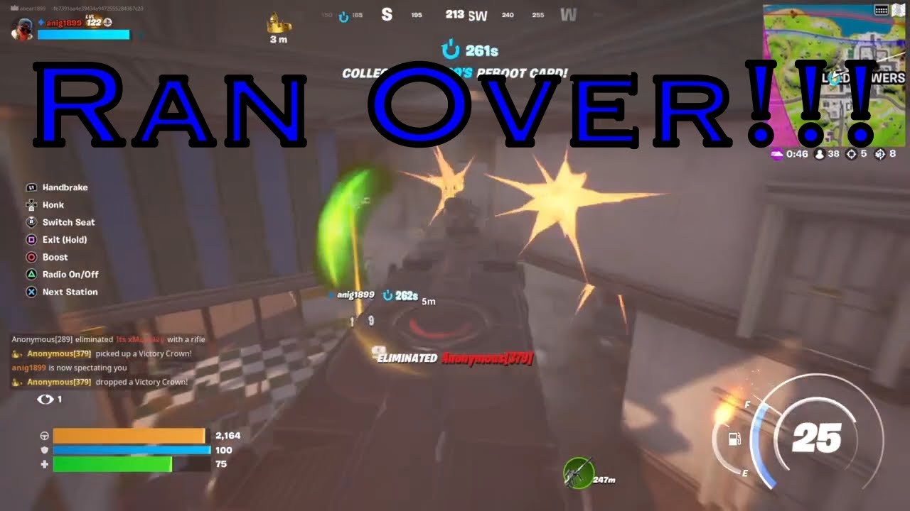 Hoop Fortnite Ran Someone Over!!! - YouTube