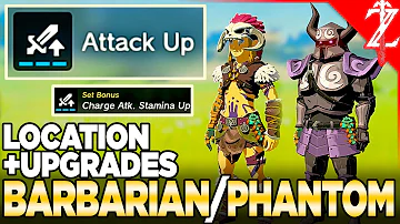 ATTACK UP Barbarian & Phantom Armor Location/Upgrades - Tears of the Kingdom