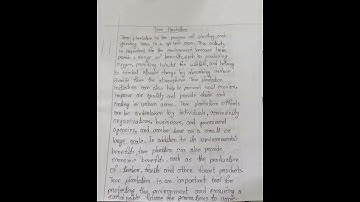 write a paragraph about tree plantation #youtubeshorts #education #paragraphs class #treeplantation