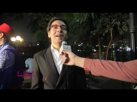 لقاء ليالينا مع المخرج إسلام إمام خلال افتتاح مسرحية حلم جميل