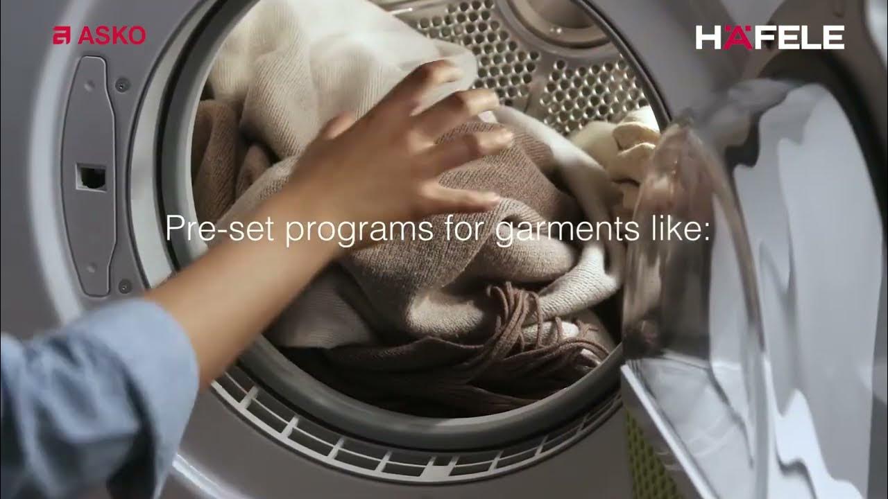 ASKO Condenser Dryer Soft Drum™ Technology YouTube