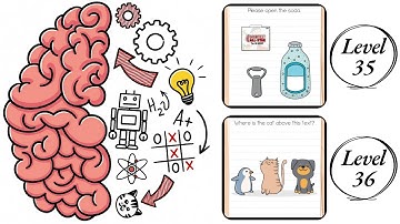 Brain Test : Level 35 , 36 – How to Solve? (Walkthrough)