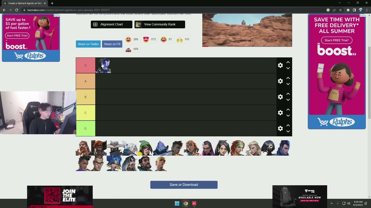 Valorant Duelist Tier List in June 2023 - The SportsRush