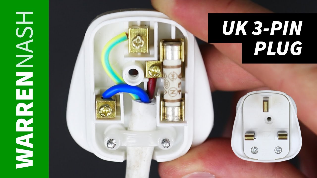 How to change a Plug UK 3-pin - Rewire & Earthing - Easy ... electrical three way switch wiring diagram 