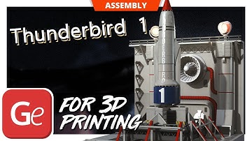 Thunderbird 1 3D Printing Model  | Assembly by Gambody