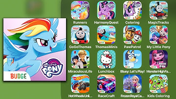 My Little Pony Rainbow Runners - Gameplay Walkthrough - Fun Endless MLP Kids Game (iOS,Android)