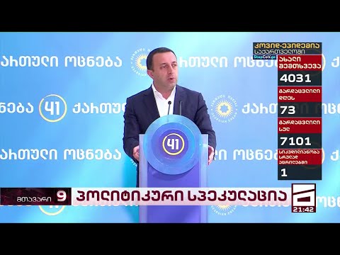 ღარიბაშვილის პოლიტიკური სპეკულაცია