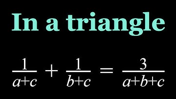 A Triangle with an Equation Involving Its Side Lengths
