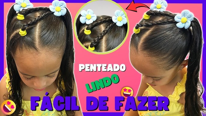 PENTEADO INFANTIL rápido feito com Xuxinhas, Glitter e Laço 