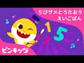 Baby shark 1 to 5 | サメのかぞく | ちびザメとうたおう英語版 | どうぶつのうた | ピンキッツ英語童謡