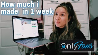 HOW MUCH I MADE ON ONLYFANS IN 1 WEEK WITH MY FEET!!!! *SHOUTOUTS *PROOF