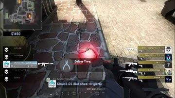 Cloud 9 iRektified with his sick ninja defuse