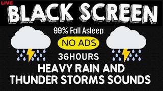  Defeat Insomnia In 3 Minutes  Powerful Storm  For Instant Relaxation