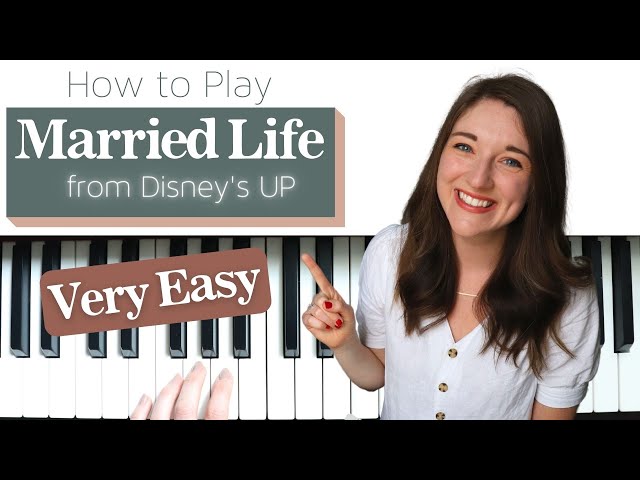 MARRIED LIFE from Disney's Up VERY EASY Beginner Piano Tutorial class=