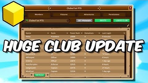 HUGE CLUB UPDATES | Clubs can level up! | Adventurine & Clubits Explained