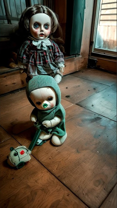 Ghost doll can move by itself #shortsvideo