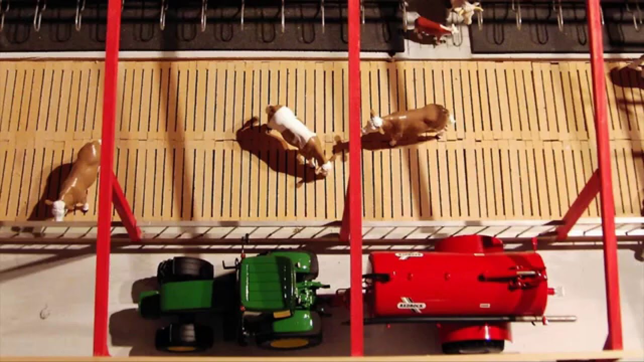model farm cattle shed 1/32 scale - youtube