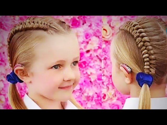 ضفائر شعر للأطفال للمدرسه جدا جميله لا تفوتو الفيديو😉 en güzel örgü  çocuklar için okul 🙆 - YouTube