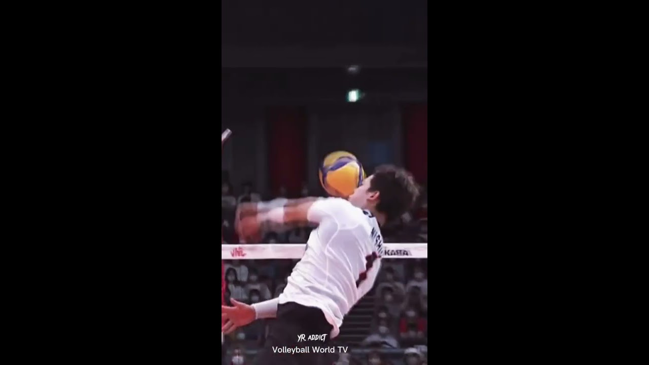 There Must Be A Lot Of Thought In This One Spike Volleyball Nishida Yujinishida