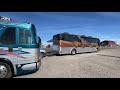 Bus convoy from Joshua tree CA to Quartzsite AZ bus rallies