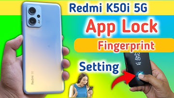 How to lock apps in Redmi k50i/Redmi k50i me app lock kaise kare/Redmi k50i app lock setting