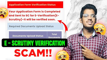 Scrutiny Center (SC) / FC Center Documents for Verification and Confirmation By ASC