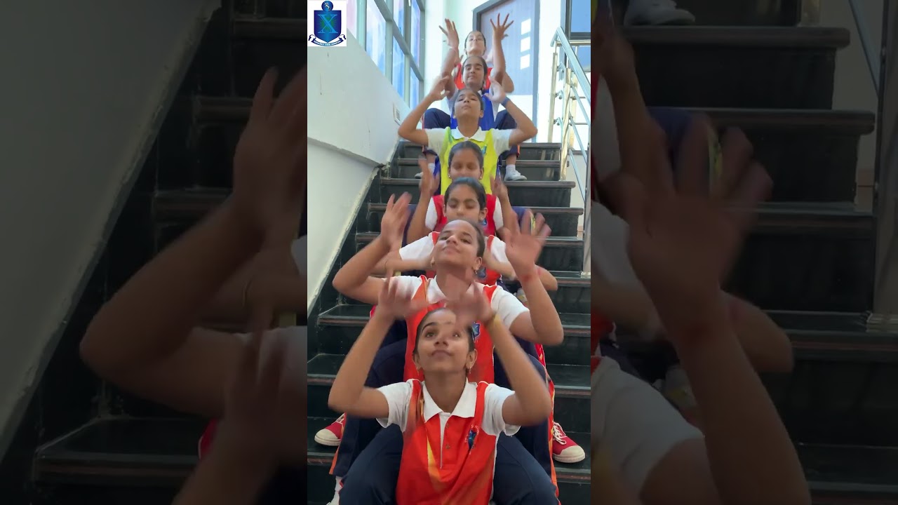 "Spiced up our day at St. Xavier's with an extra dose of fun during the Dandiya rehearsal! 🕺💃