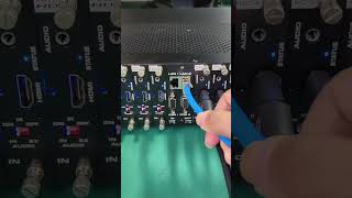 9x9 modular matrix switcher #4k #8x8Matrix #iPadControls