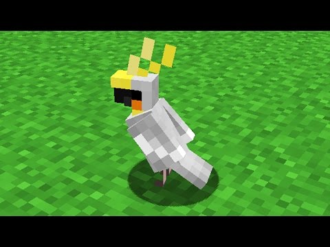 Minecraft 1 12 Snapshot 17w13b New Parrot Variant Youtube