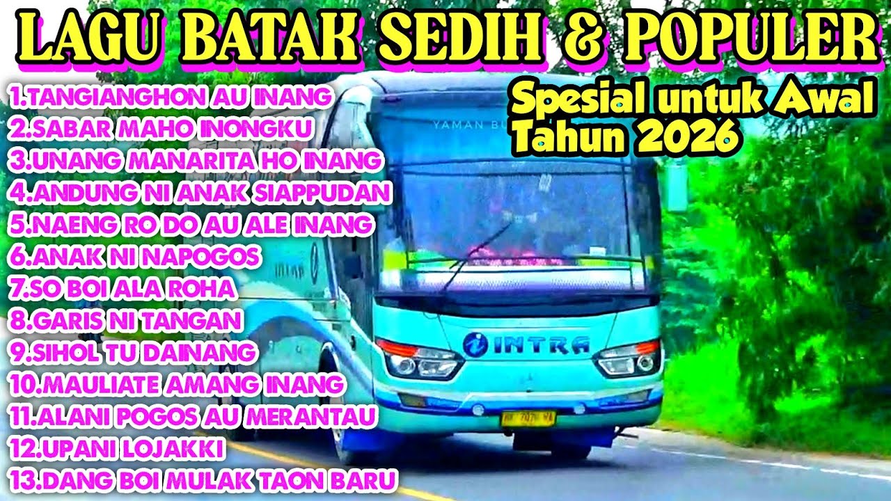 LAGU BATAK SEDIH SERING DI PUTAR DI PERJALANAN .VERSI BUS MEDAN