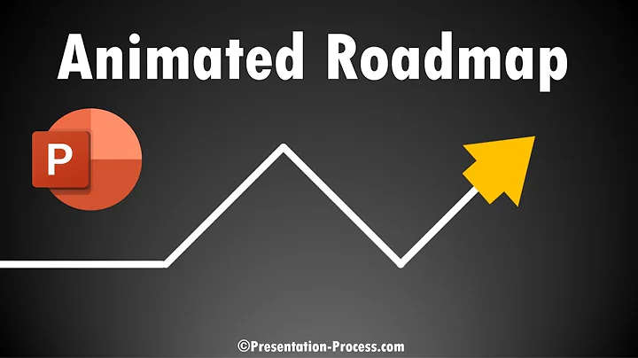 ¡Crea una animación de mapa de ruta con flecha líder en PowerPoint!