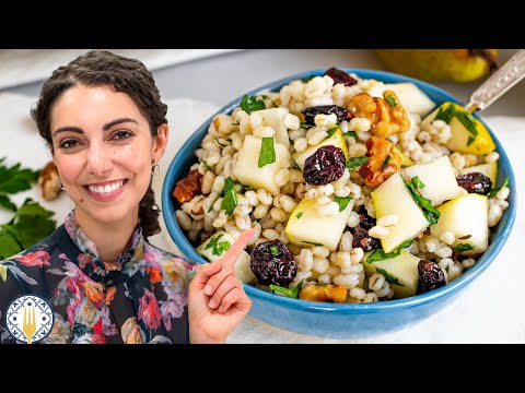 وصفة سلطة الشعير اللؤلؤي السهلة