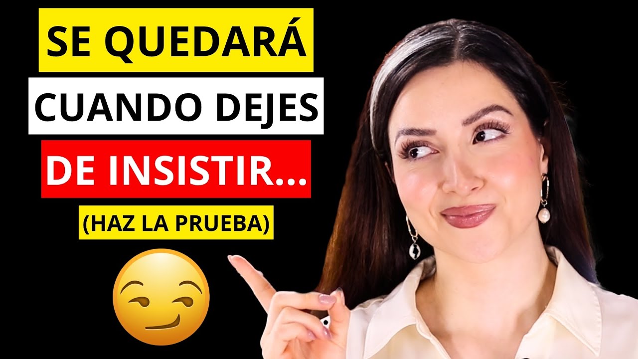 🔴 La persona CORRECTA llega cuando dejas de querer CONVENCER a la INCORRECTA