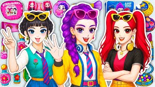 💖Paper DIY💖 KPOP DEMON HUNTERS Rumi, Mira, Zoey School Fashion Skincare   Makeup Blind Bag Unboxing