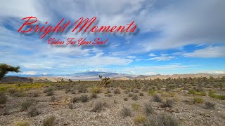 Hypnotic Clouds over the Desert with relaxing guitar music.