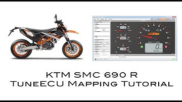 KTM SMC 690 R Mapping TuneECU Tutorial [Flashing ECU]