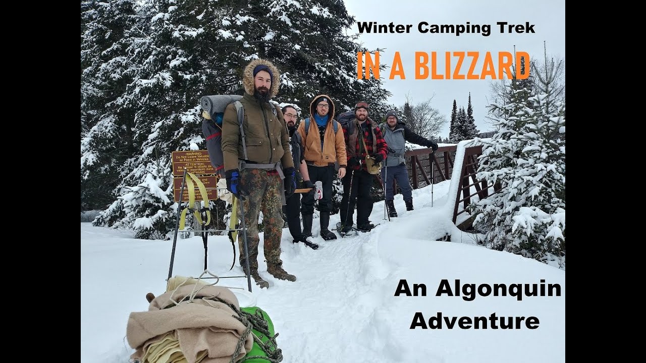 Winter Camping In A Blizzard YouTube