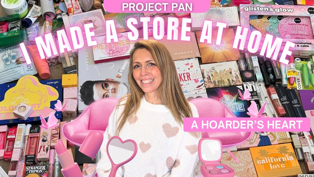Extreme Project Pan Organization 💄 I Built a Makeup Store at Home 