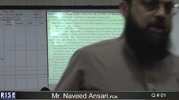 CAF 1 LB   Sir Naveed Ansari  Lecture 58 (a)