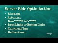 Complete Tutorial on Sever Side Optimization or Technical SEO 2021 || Telugu