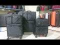 338-2401-3-BLK текстильные чемоданы торговая марка Francesco  Molinary