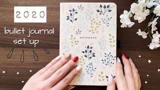2020 Bullet Journal Set Up | Archer & Olive Unboxing