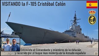 F105 'Cristóbal Colón'; Entrevista al Comandante del buque más moderno de la Armada Española. TRU