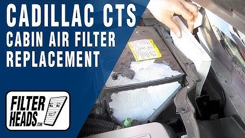 How to Replace Cabin Air Filter 2007 Cadillac CTS | AQ1042
