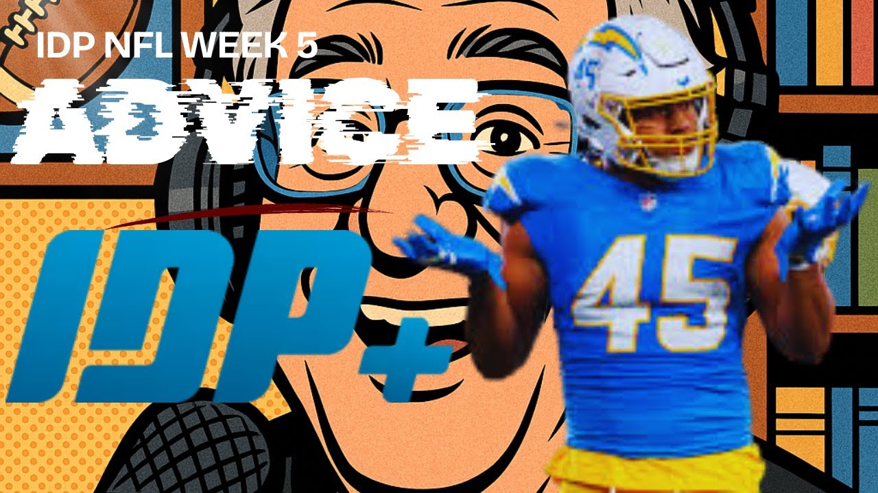 Week 5 NFL IDP Advice: News, Notes, & Fantasy Football Predictions!