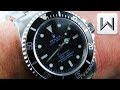 Rolex Submariner “No Date” Chronometer (14060M) Luxury Watch Review