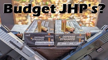 Would You Bet Your Life on Budget Ammo? 9mm VS .45 ACP - Fiocchi Defense Dynamics Ballistic Test