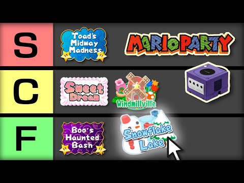 Ranking ALL GameCube Mario Party Boards (ft. BladedStrider)